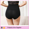 2016 Hot Selling Women High Waist Butt Lift Pant with Lace Hem Underwear